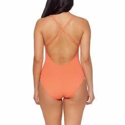Bleu Rod Beattie Womens Cross Back One Piece Swimsuit -Volcom Shop 003beb08 c52b 4fc6 8c8a 72a418b7c19c