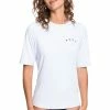 ROXY Women's Enjoy Waves Short Sleeve Rashguard -Volcom Shop 0f437596 b39a 4b32 ba97 0fddd24c5e12