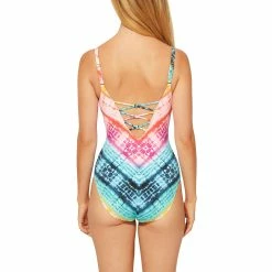 Bleu Rod Beattie Women's Lattice Front One-Piece Swimsuit -Volcom Shop 1467c979 310e 4e9e bdac aceef19c0915