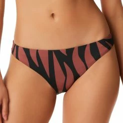 Sanctuary Womens Abstract Animal Bikini Bottoms