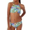 O'Neill ONeill Girls Sami Floral Braided Strap Hi-Neck Swim Set