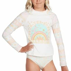 Billabong Girls Layered With Love Long Sleeve Rashguard Set