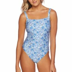 Splendid Womens Flora Halter One Piece Swimsuit