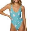 O'Neill ONeill Womens Chan Floral Mykonos One Piece Swimsuit
