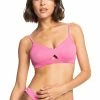 ROXY Womens Love The Cross Step Bralette Bikini Top