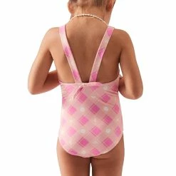 ROXY Girls Flower Plaid One Piece Swimsuit -Volcom Shop 706401a8 9eb8 469f 89b0 57bc9a1ed6cb