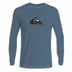 Quiksilver Mens Solid Streak Long Sleeve UPF 50 Rashguard -Volcom Shop 7227680c dcef 4771 af1c bae5edf4078a