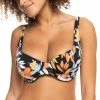 Roxy Womens Beach Classics Underwired D-Cup Bikini Top -Volcom Shop 72bf646d 660d 4f4e bd76 e42650dfa3e5