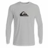 Quiksilver Mens Solid Streak Long Sleeve UPF 50 Rashguard -Volcom Shop 77350620 b8db 42fe b8ea 3c0f5448e73b