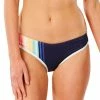 Rip Curl Women's Sayulita Stripe Cheeky Bikini Bottoms -Volcom Shop 8391025c 5b15 482d 9d04 9495e5509144