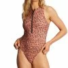 Billabong Womens A/Div High Neck One Piece Swimsuit
