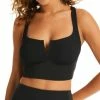 Sanctuary Womens Sandbar Solids Bikini Top