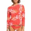 Roxy Womens Sea Skippin Printed Long Sleeve LYCRA® Rashguard -Volcom Shop af037e33 4bb5 4163 8928 89b0d87a6e21