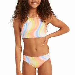 Billabong Girls Groovy Road High Neck Bikini Set