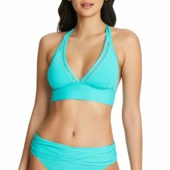 Bleu Rod Beattie Womens Halter Bikini Top