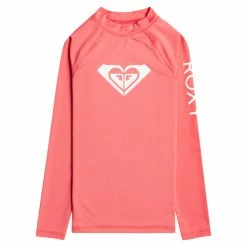 ROXY Girls Whole Hearted Long Sleeve Rashguard -Volcom Shop ce109e1d c7cd 4e33 acd8 c22070a54710