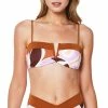 Sanctuary Womens V Wire Bandeau Bikini Top