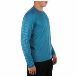 Hurley Mens H2O-Dri Easton Fastlane UPF Long Sleeve Surf Rashguard -Volcom Shop df1accd7 b89f 4933 8ae2 bcaea3d60751