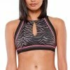 Sanctuary Women's Keyhole Highneck Swim Top