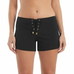 Helen Jon Womens 4" Lace-Up Boardshorts