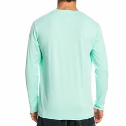 Quiksilver Mens Solid Streak Long Sleeve UPF 50 Rashguard -Volcom Shop fab06868 7b6f 4f3a 8c93 6b05631f8289