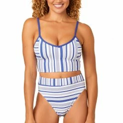 Next By Athena Women's Cascade Longline Bra Swim Top